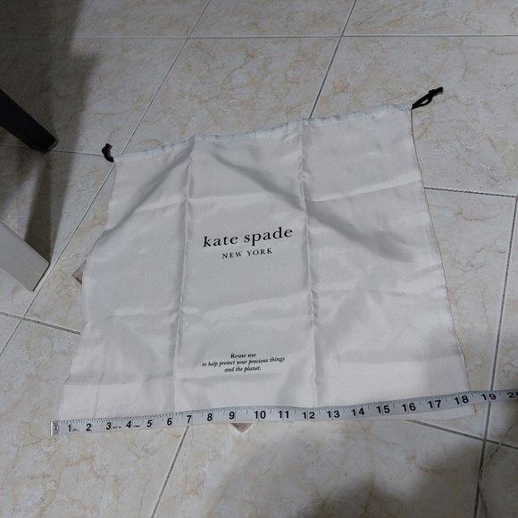Kate Spade Drawstring Dust Bag Dust Cover - Picture 3 of 4